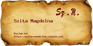 Szita Magdolna névjegykártya